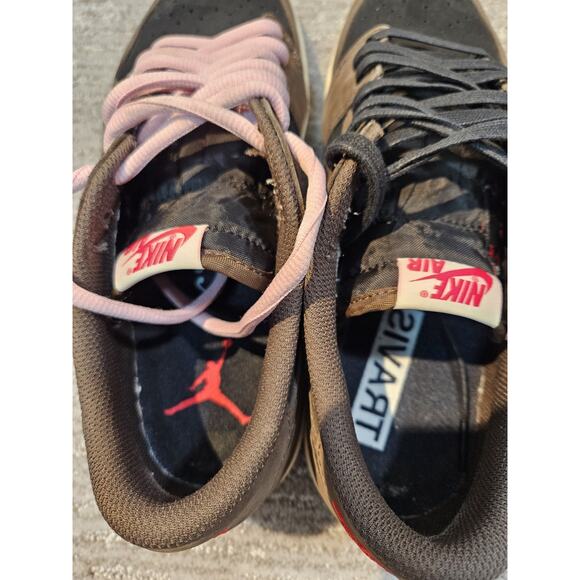 Nike Travis Scott x Air Jordan 1 Retro OG SP Low “Mocha” Brown Size 10 - Picture 5 of 12